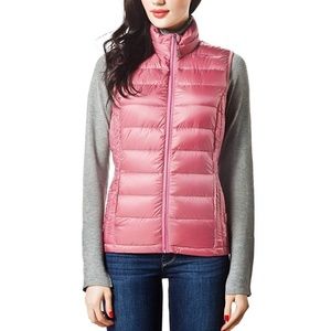 Packable Puffer Vest in Desert Rose